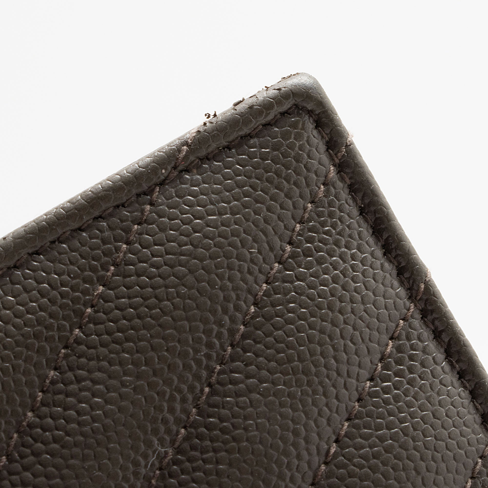 Saint Laurent Matelasse Grain de Poudre Monogram Envelope Chain Wallet (SHF-LtbB65)