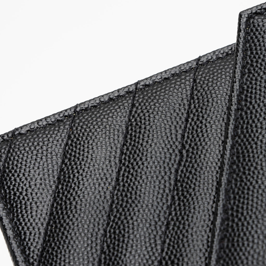 Saint Laurent Matelasse Grain de Poudre Monogram Envelope Chain Wallet (SHF-DR4kKW)