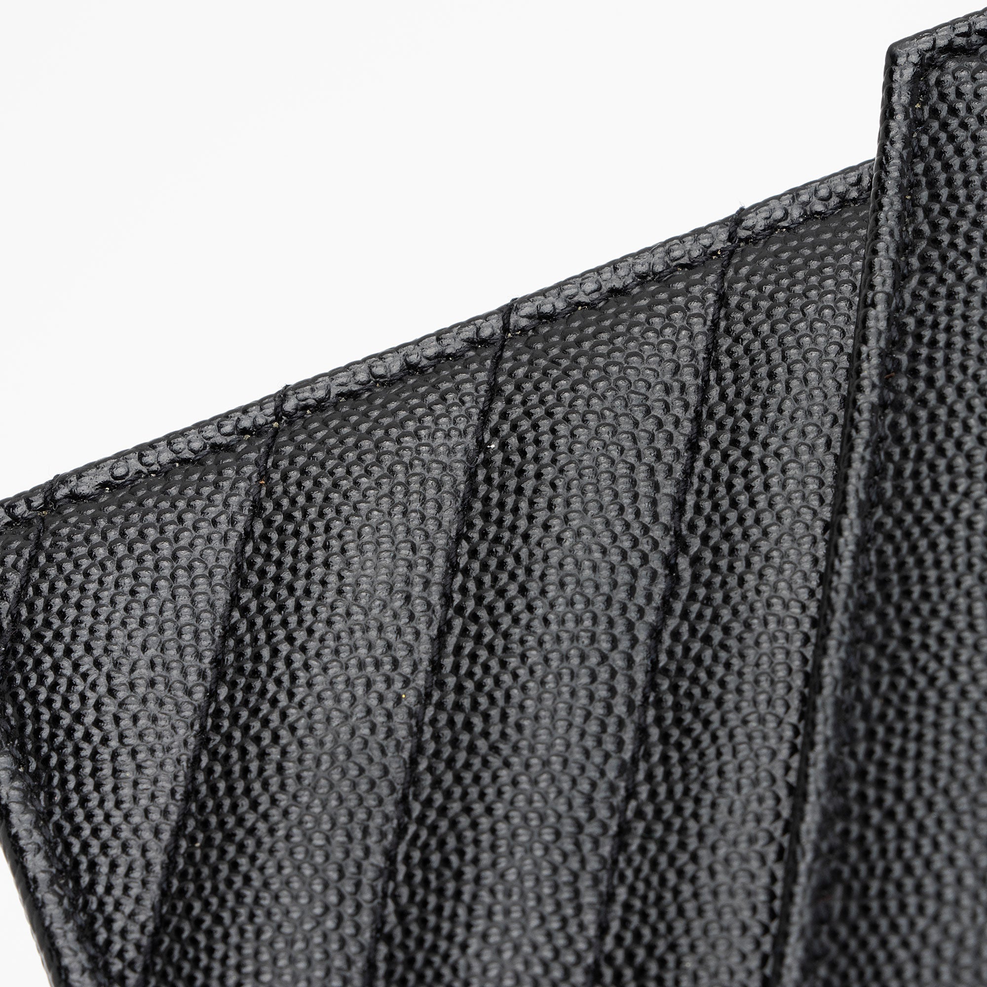 Saint Laurent Matelasse Grain de Poudre Monogram Envelope Chain Wallet (SHF-DR4kKW)