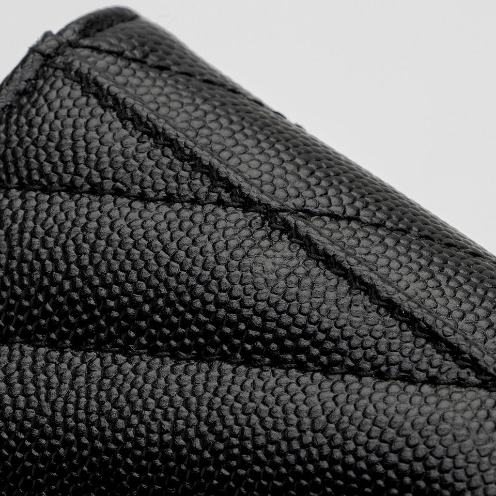 Saint Laurent Matelasse Grain de Poudre Monogram Envelope Small Wallet (SHF-IW3B5H)