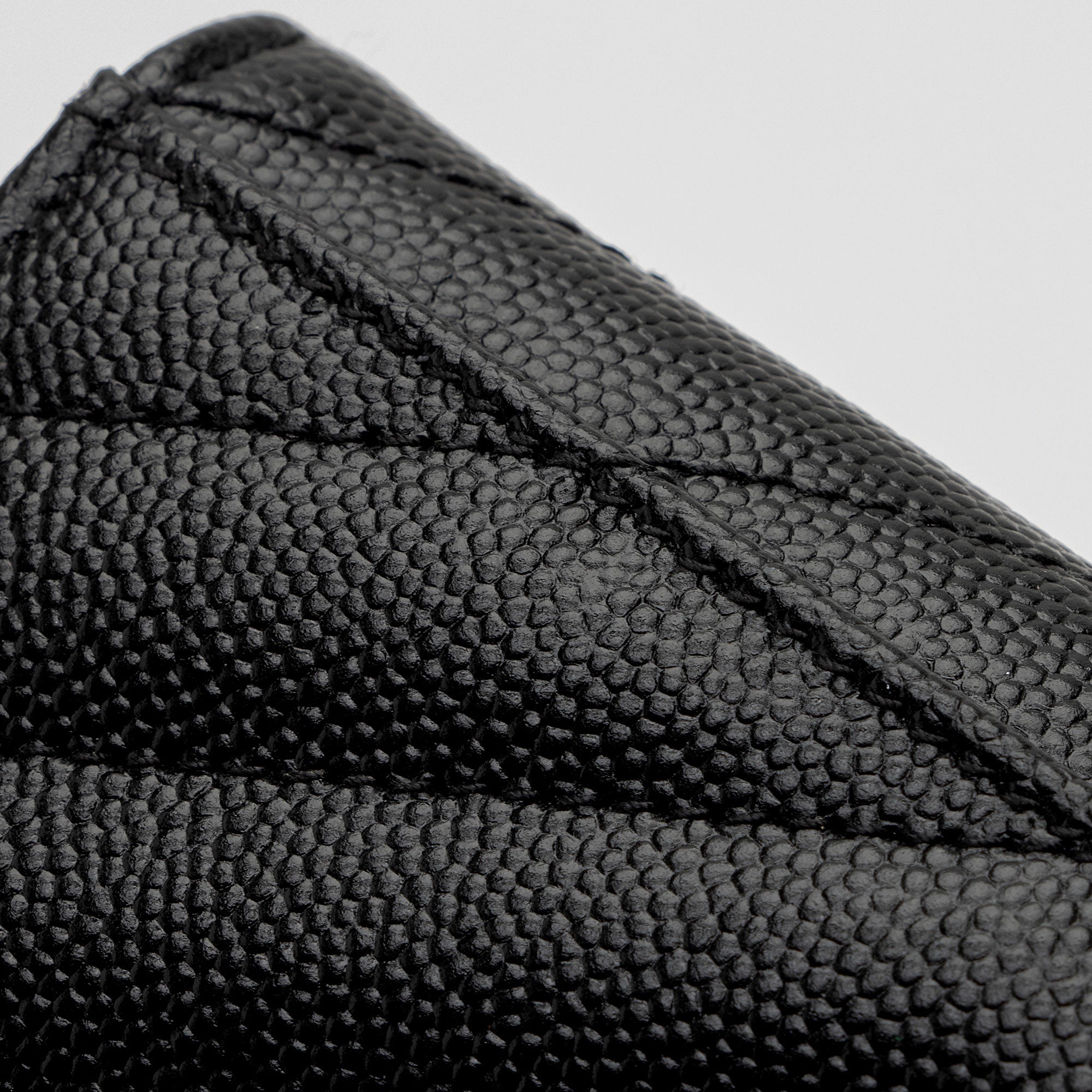 Saint Laurent Matelasse Grain de Poudre Monogram Envelope Small Wallet (SHF-IW3B5H)