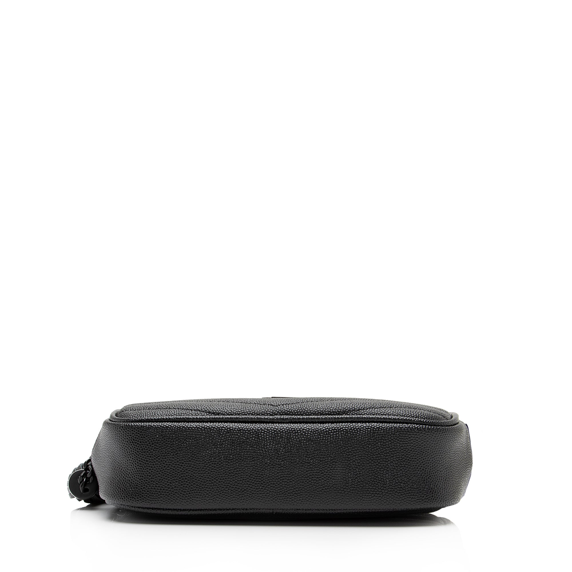Saint Laurent Matelasse Grain de Poudre Monogram Lou Mini Camera Bag (SHF-1WB10U)