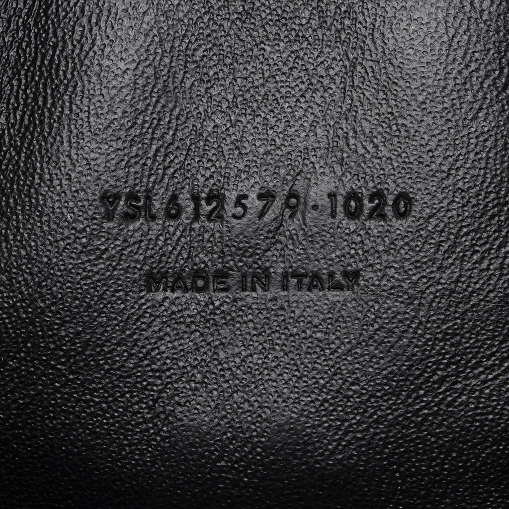 Saint Laurent Matelasse Grain de Poudre Monogram Lou Mini Camera Bag (SHF-T7Shs9)