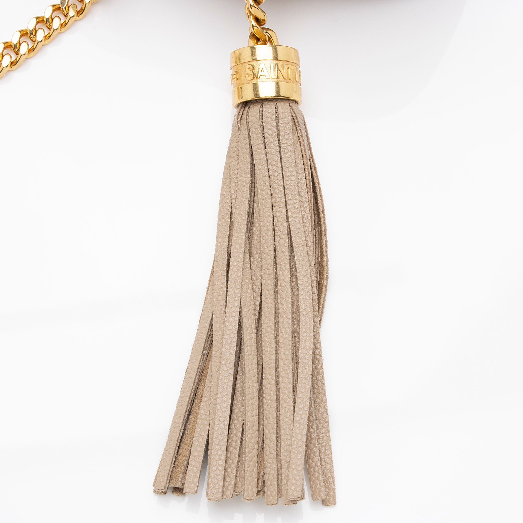 Saint Laurent Matelasse Grain de Poudre Monogram Lou Mini Camera Bag (SHF-T7Shs9)