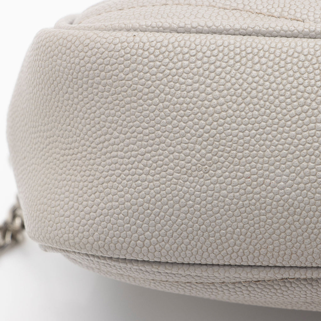 Saint Laurent Matelasse Grain de Poudre Monogram Lou Mini Camera Bag (SHF-kKekCc)
