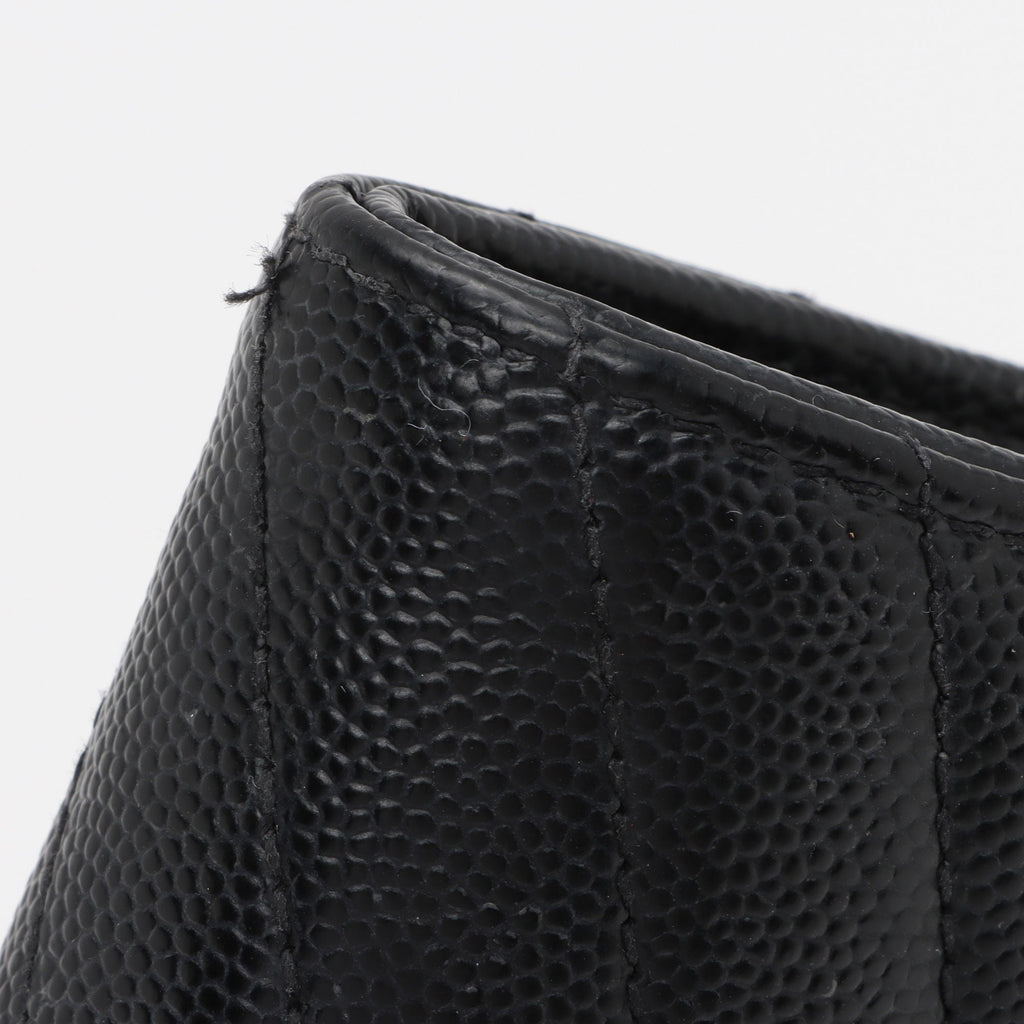 Saint Laurent Matelasse Grain de Poudre Monogram Wallet (SHF-YZtdVY)