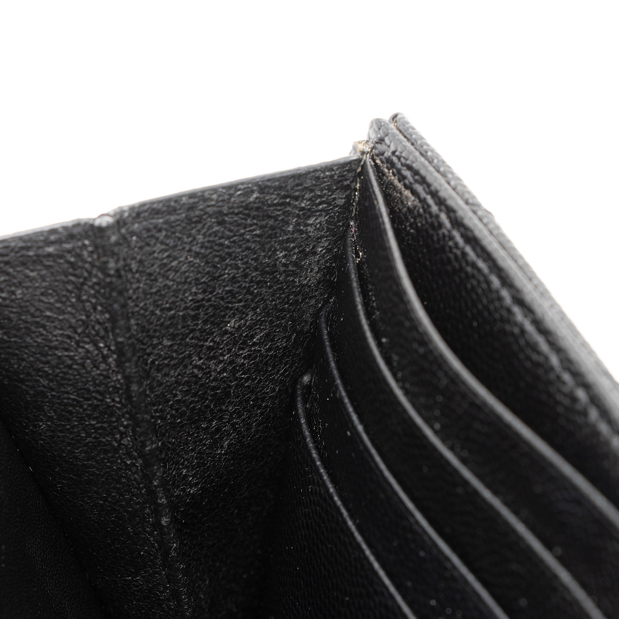 Saint Laurent Matelasse Grain de Poudre Monogram Wallet (SHF-XsSTMO)