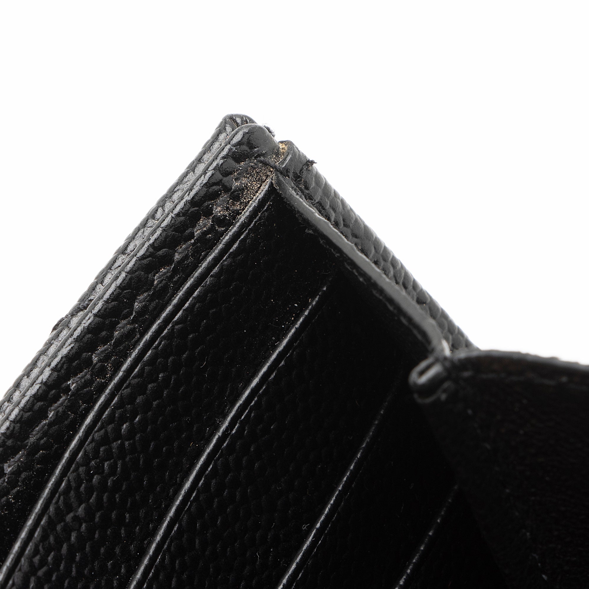 Saint Laurent Matelasse Grain de Poudre Monogram Wallet (SHF-XsSTMO)