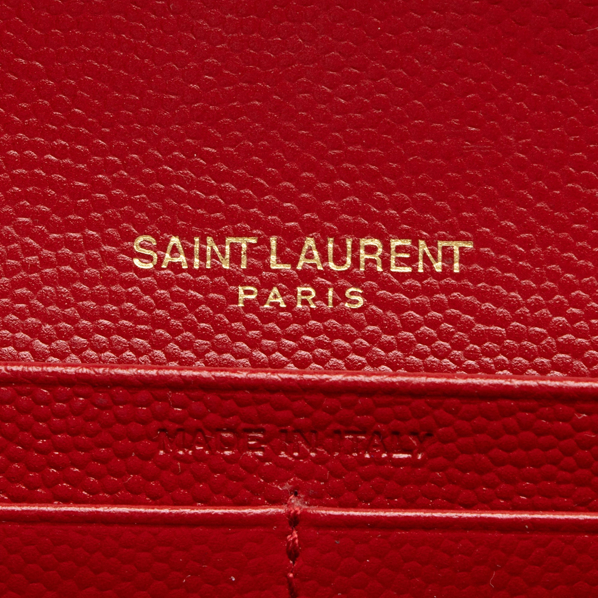 Saint Laurent Matelasse Grain de Poudre Monogram Wallet (SHF-dJjYdi)