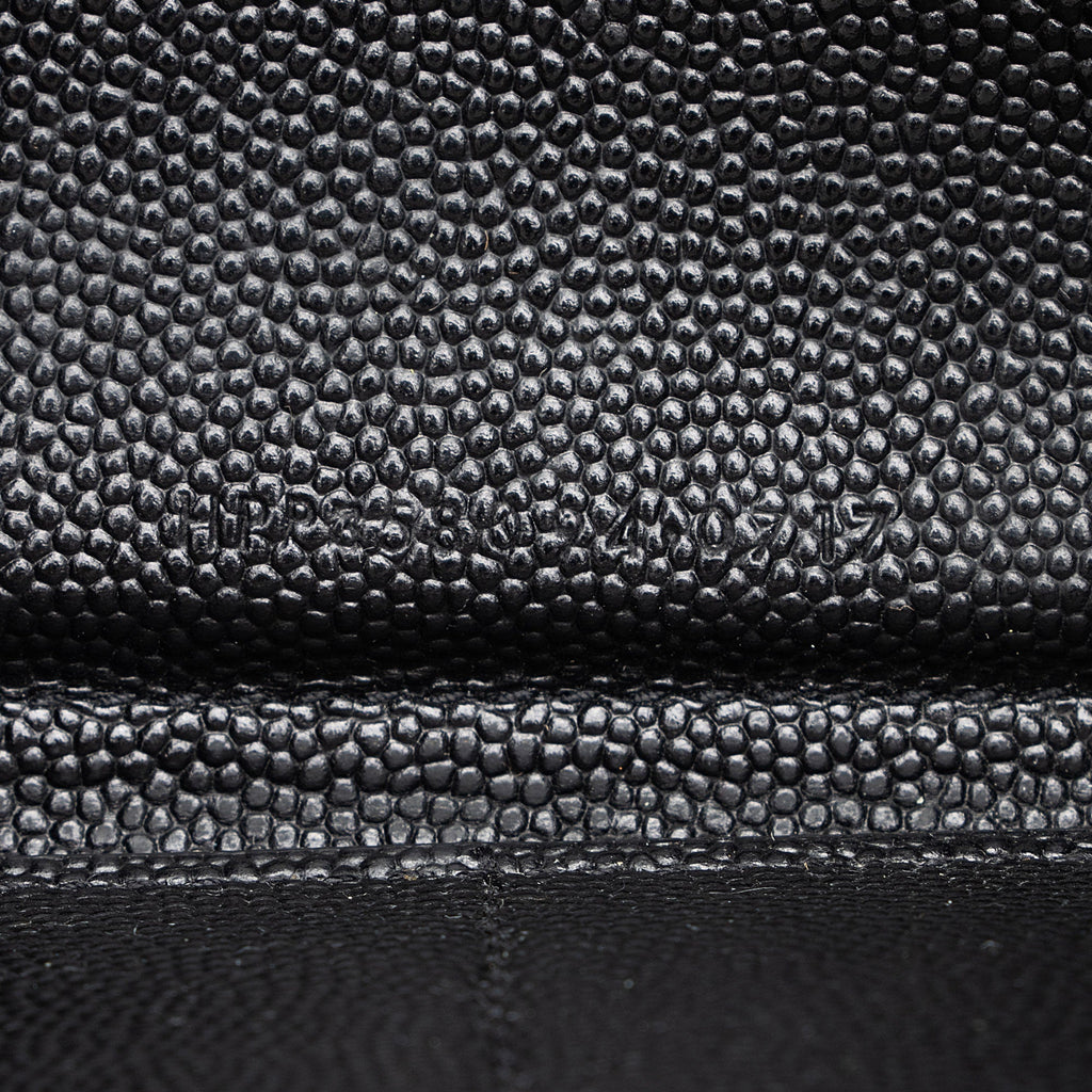Saint Laurent Matelasse Grain de Poudre Monogram Zip Around Wallet (SHF-O3K7M8)