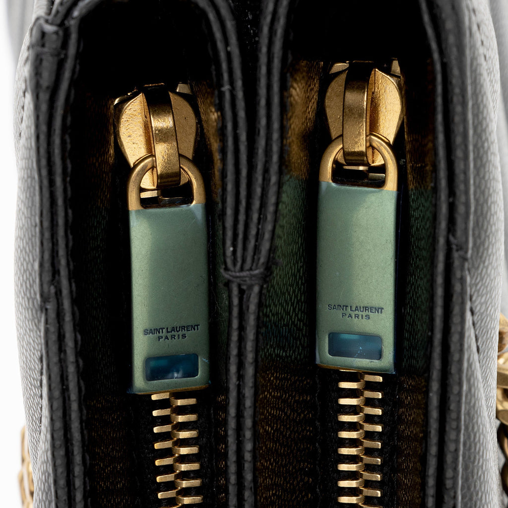 Saint Laurent Matelasse Chevron Grain de Poudre Tribeca Medium Tote (SHF-OUYeug)