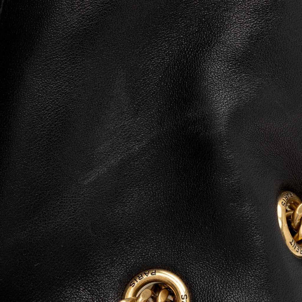 Saint Laurent Matelasse Lambskin Monogram Joe Backpack (SHF-C9THXn)