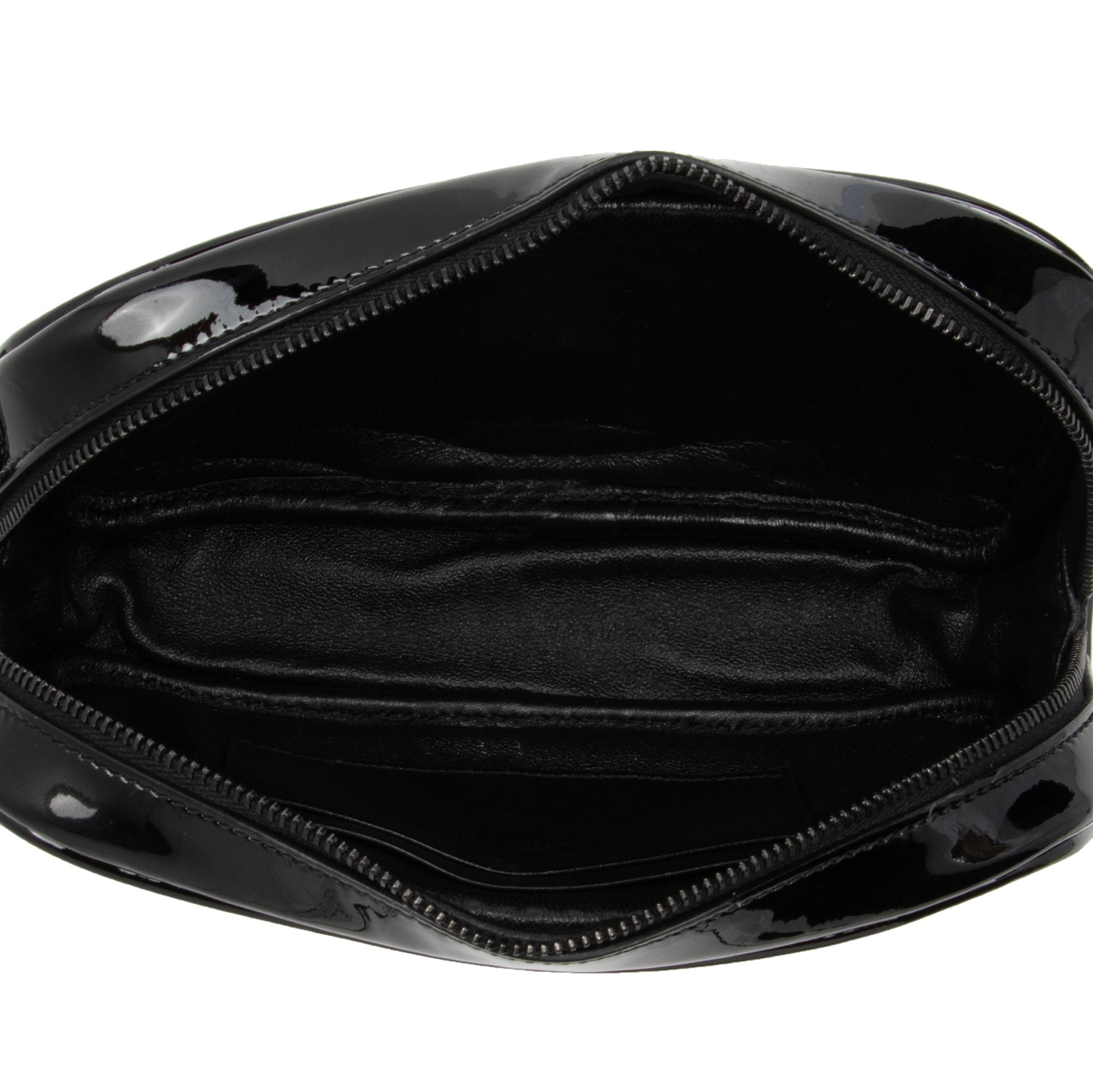 Saint Laurent Matelasse Patent Leather Monogram Lou Mini Camera Bag (SHF-xwMZnb)