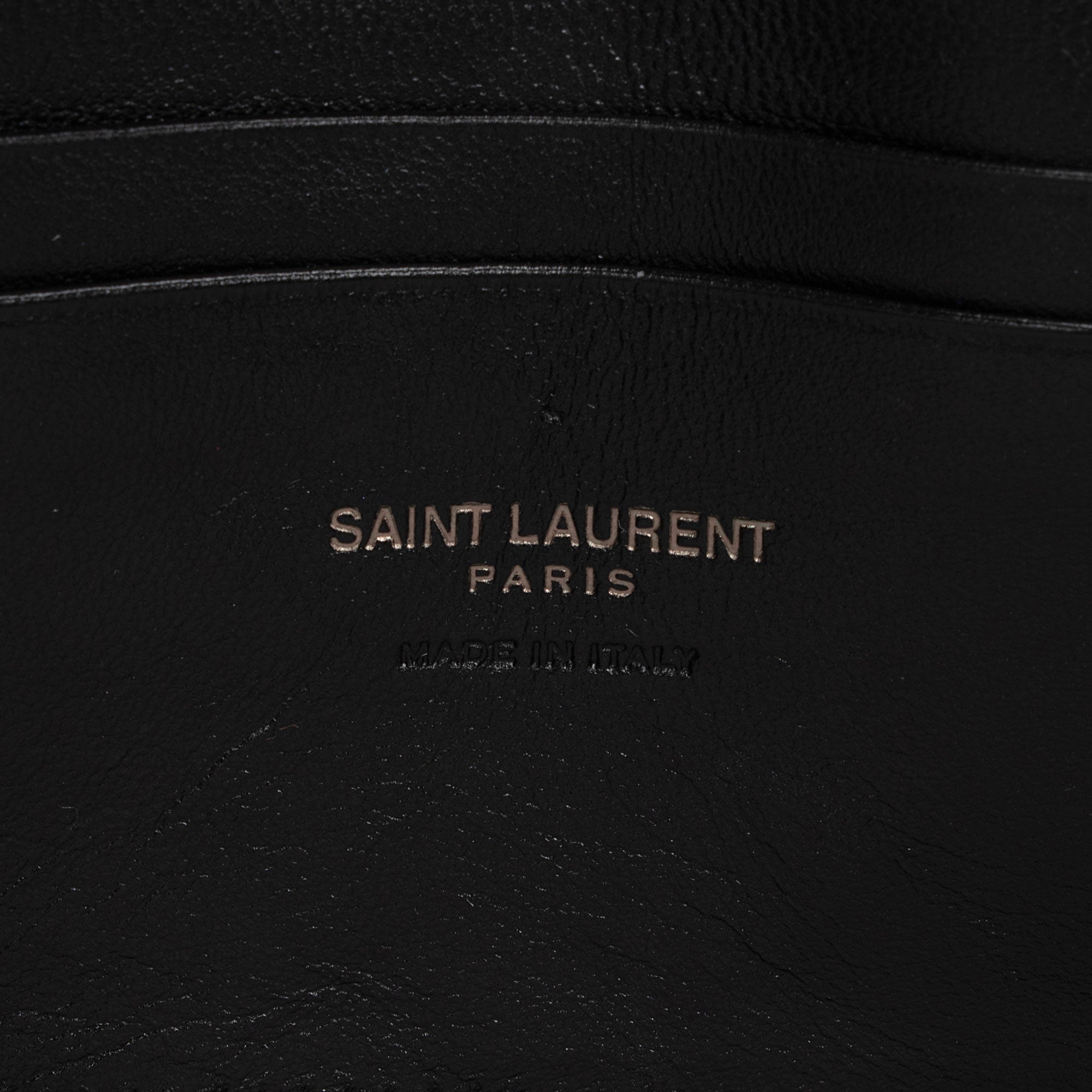 Saint Laurent Matelasse Patent Leather Monogram Lou Mini Camera Bag (SHF-xwMZnb)