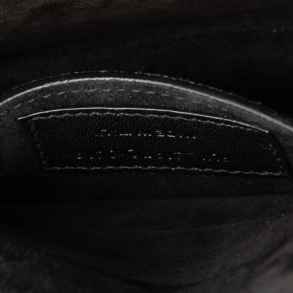 Saint Laurent Metallic Calfskin Monogram Sunset Small Shoulder Bag (SHF-UXPbK2)