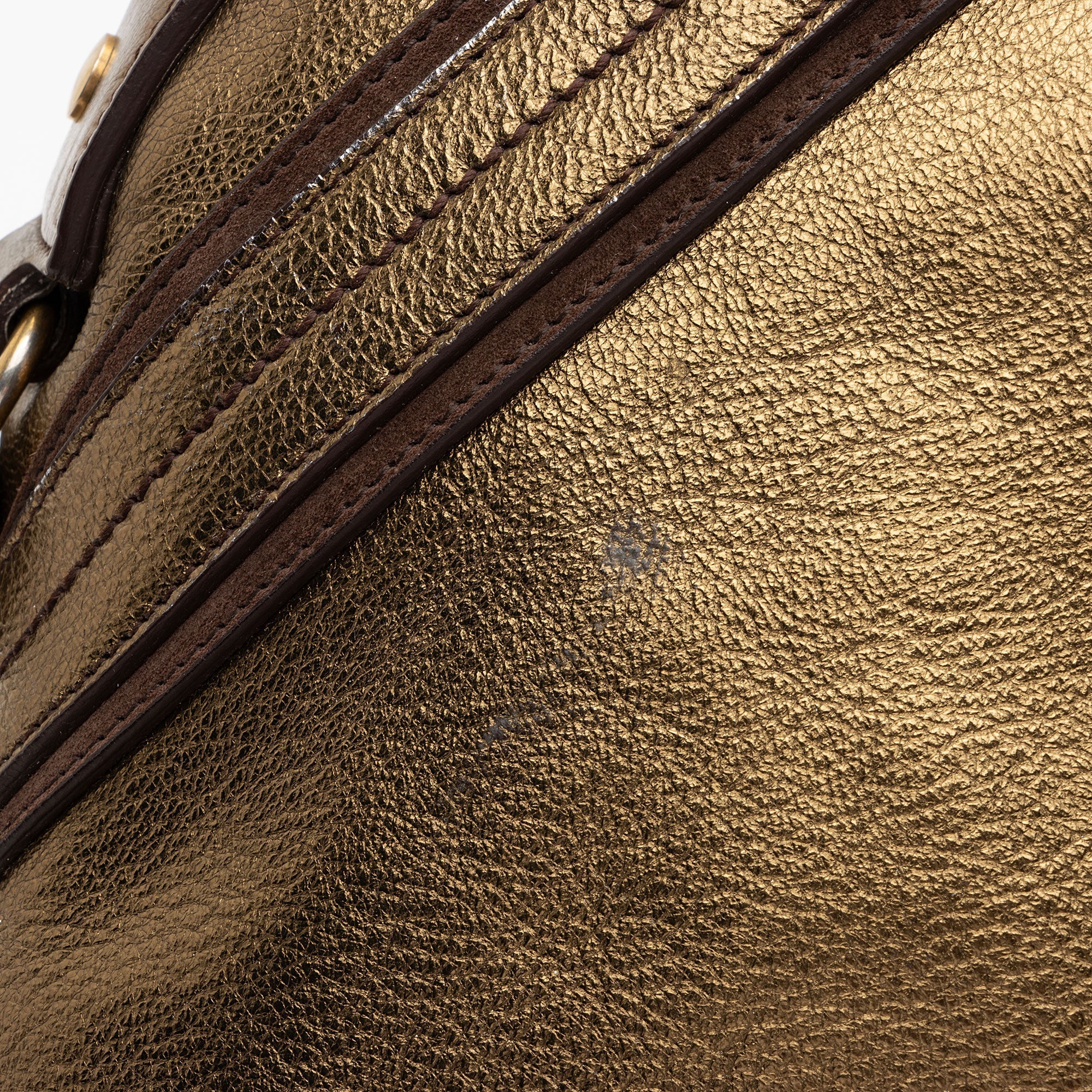 Saint Laurent Metallic Calfskin Muse Large Satchel (SHF-hk5NIK)