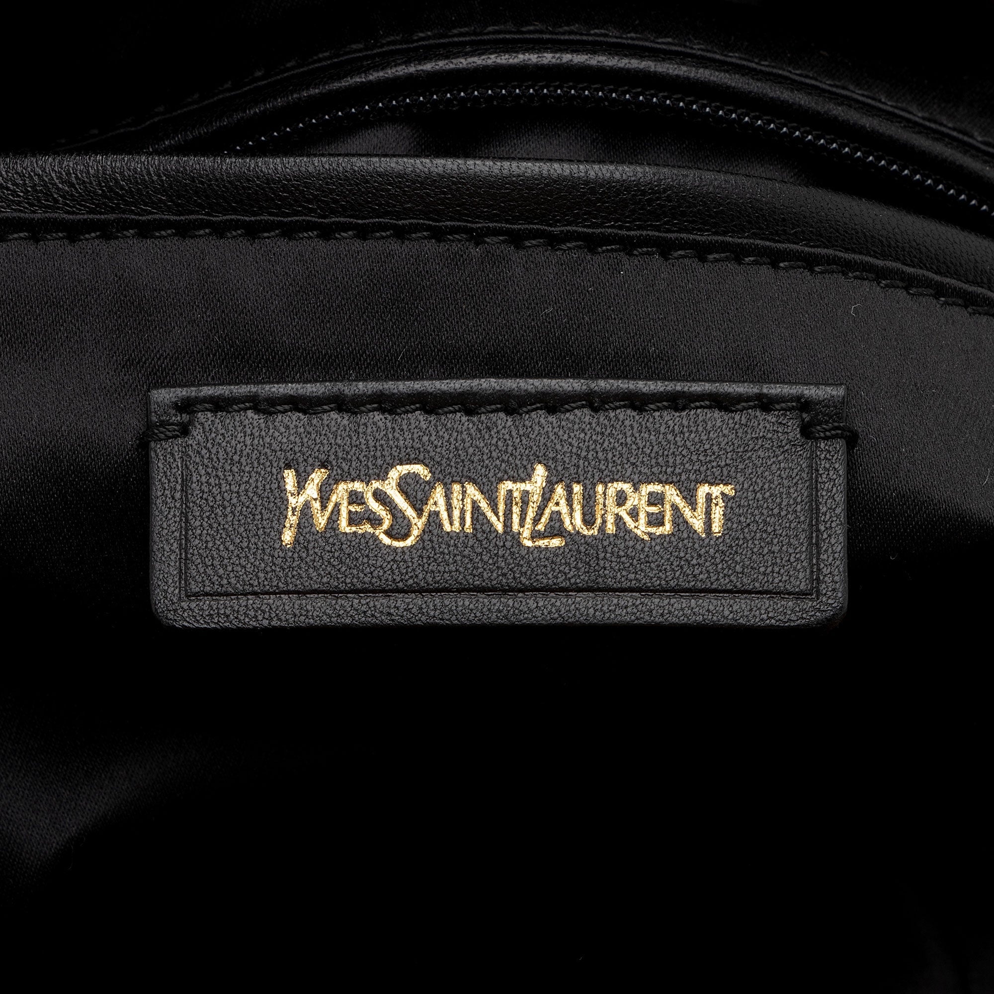 Saint Laurent Metallic Leather Roady Large Hobo (SHF-1waUqq)