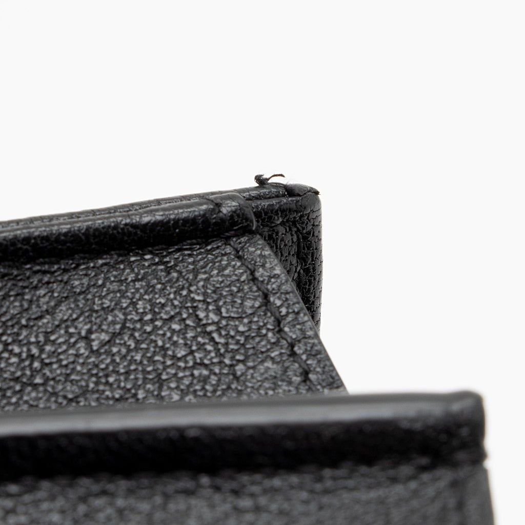 Saint Laurent Mixed Matelasse Calfskin Monogram Chain Wallet (SHF-f944Ez)