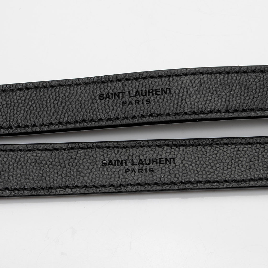 Saint Laurent Mixed Matelasse Grain de Poudre Monogram Large Envelope Bag (SHF-bhZZVe)