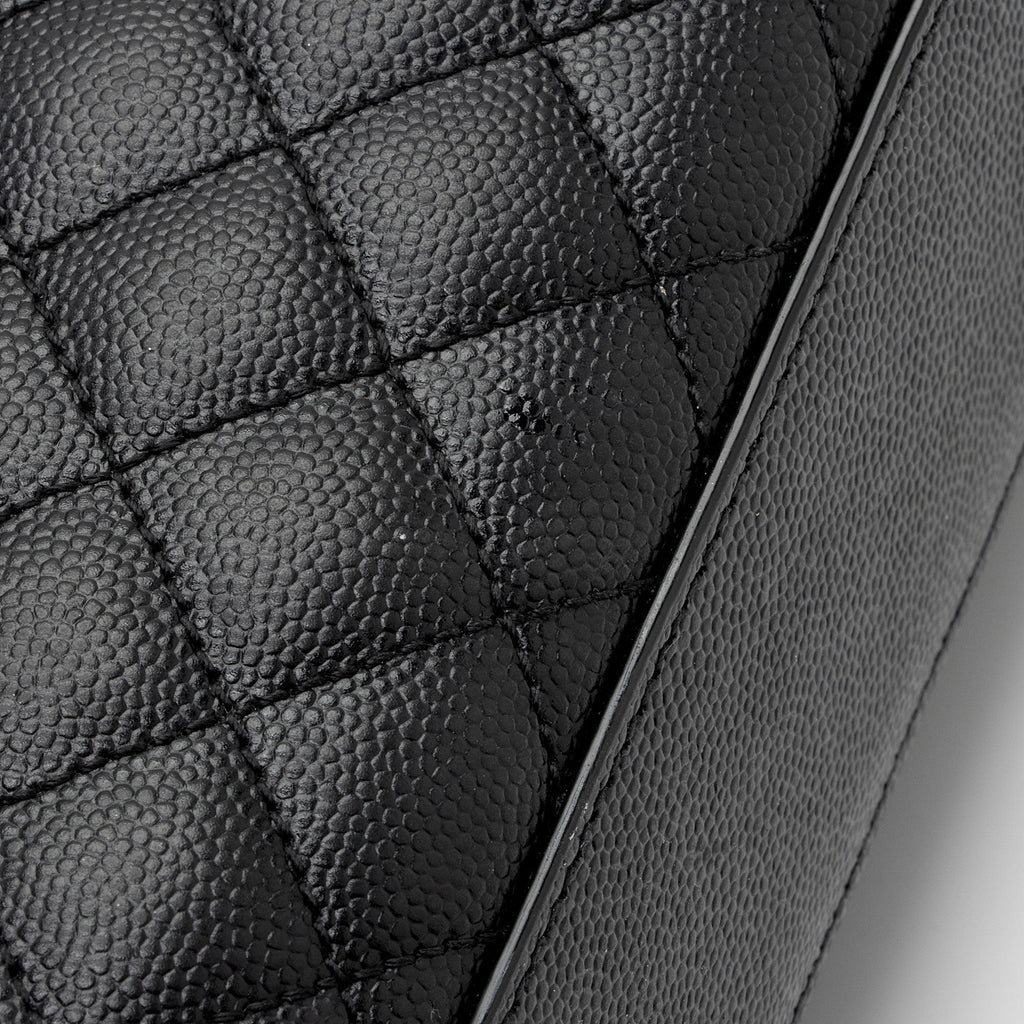 Saint Laurent Mixed Matelasse Grain de Poudre Monogram Large Envelope Bag (SHF-bhZZVe)