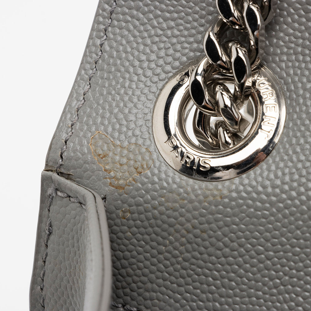 Saint Laurent Mixed Matelasse Grain de Poudre Monogram Large Envelope Bag (SHF-9oCzj0)