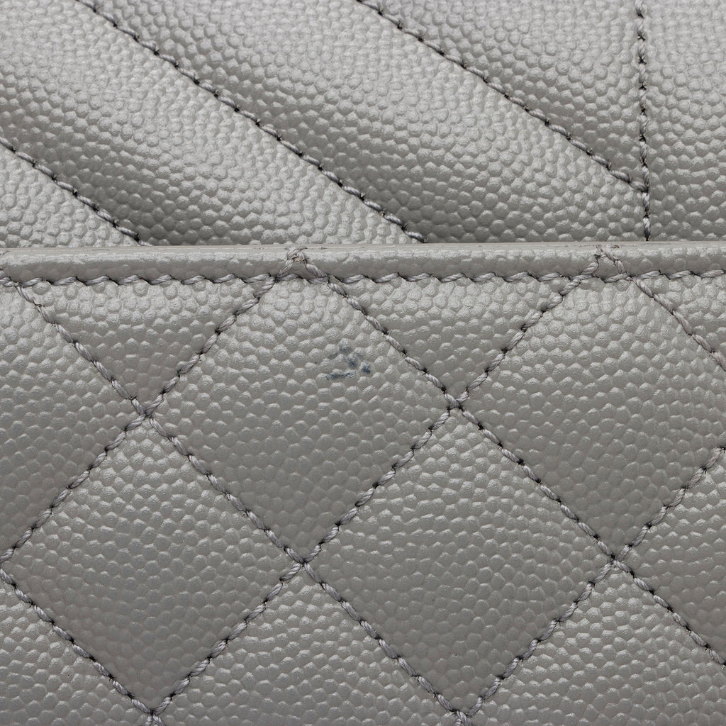 Saint Laurent Mixed Matelasse Grain de Poudre Monogram Large Envelope Bag (SHF-9oCzj0)