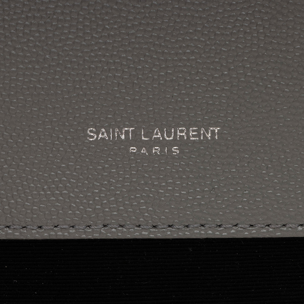 Saint Laurent Mixed Matelasse Grain de Poudre Monogram Large Envelope Bag (SHF-9oCzj0)