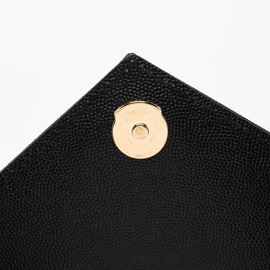 Saint Laurent Mixed Matelasse Grain de Poudre Monogram Large Envelope Bag (SHF-xlS4gs)