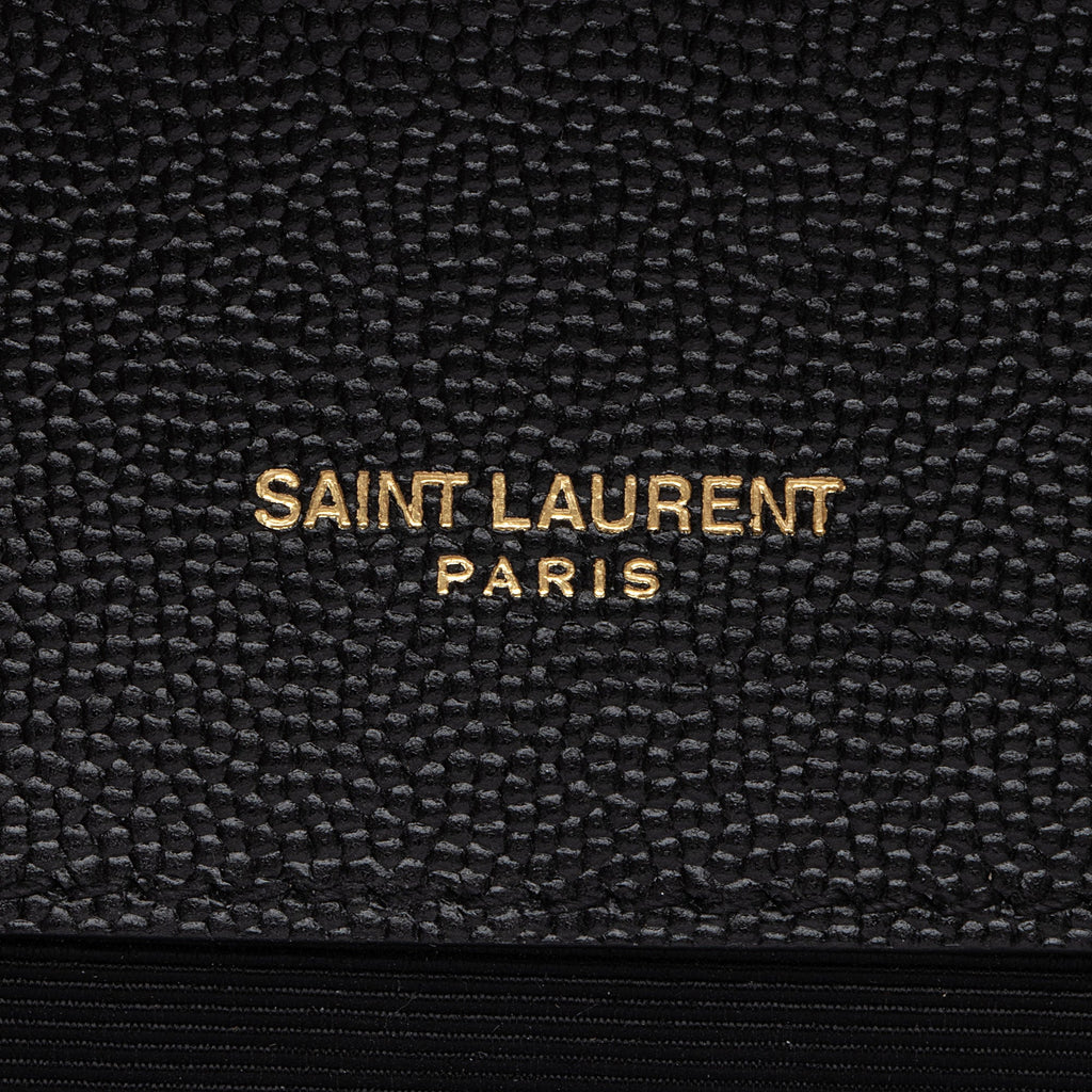 Saint Laurent Mixed Matelasse Grain de Poudre Monogram Large Envelope Bag (SHF-xlS4gs)