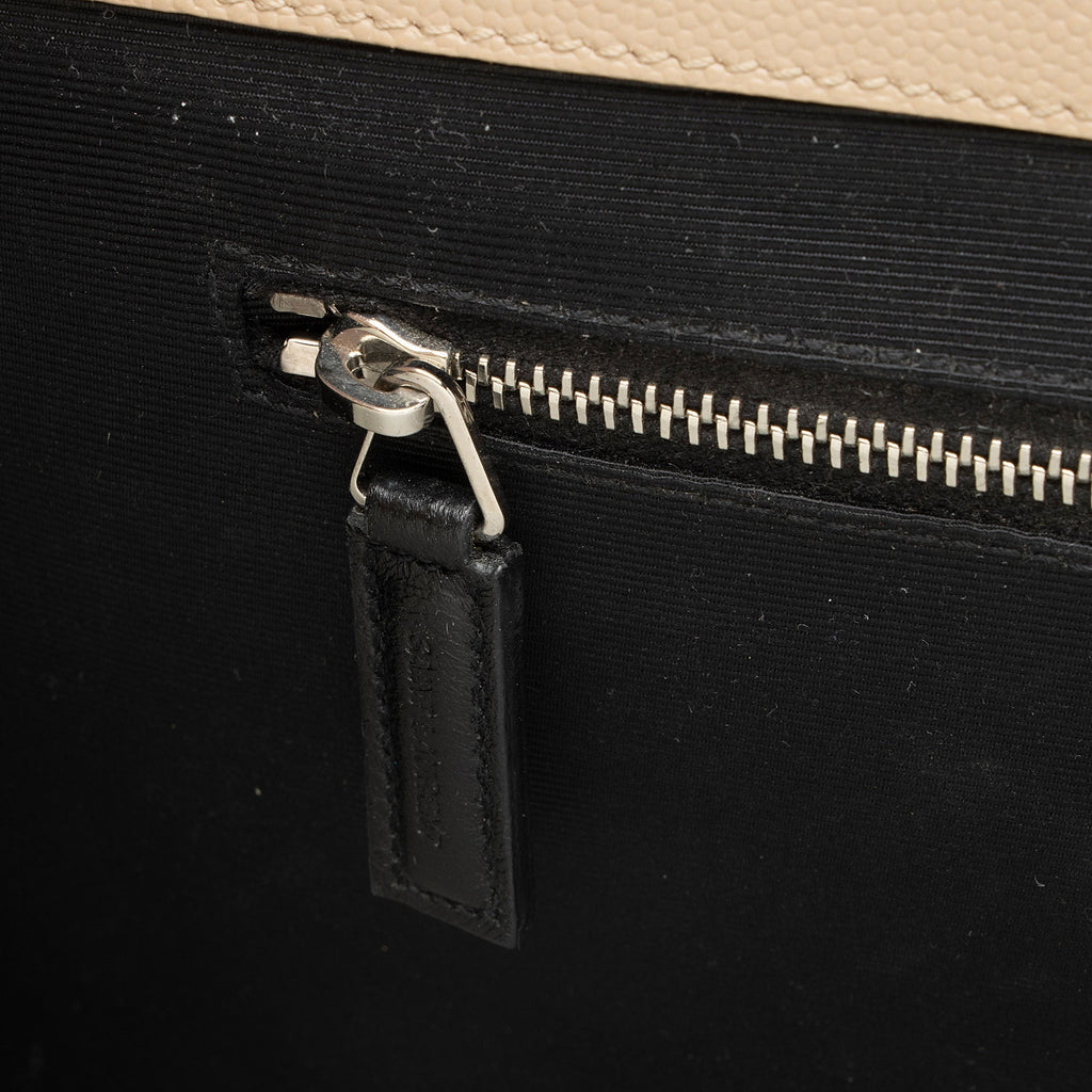 Saint Laurent Mixed Matelasse Grain de Poudre Monogram Large Envelope Bag (SHF-MsCt3J)