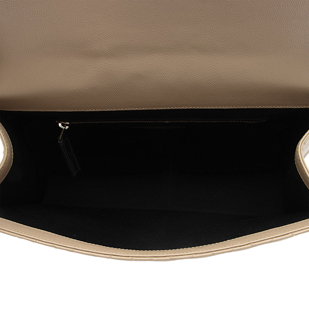 Saint Laurent Mixed Matelasse Grain de Poudre Monogram Large Envelope Bag (SHF-MsCt3J)