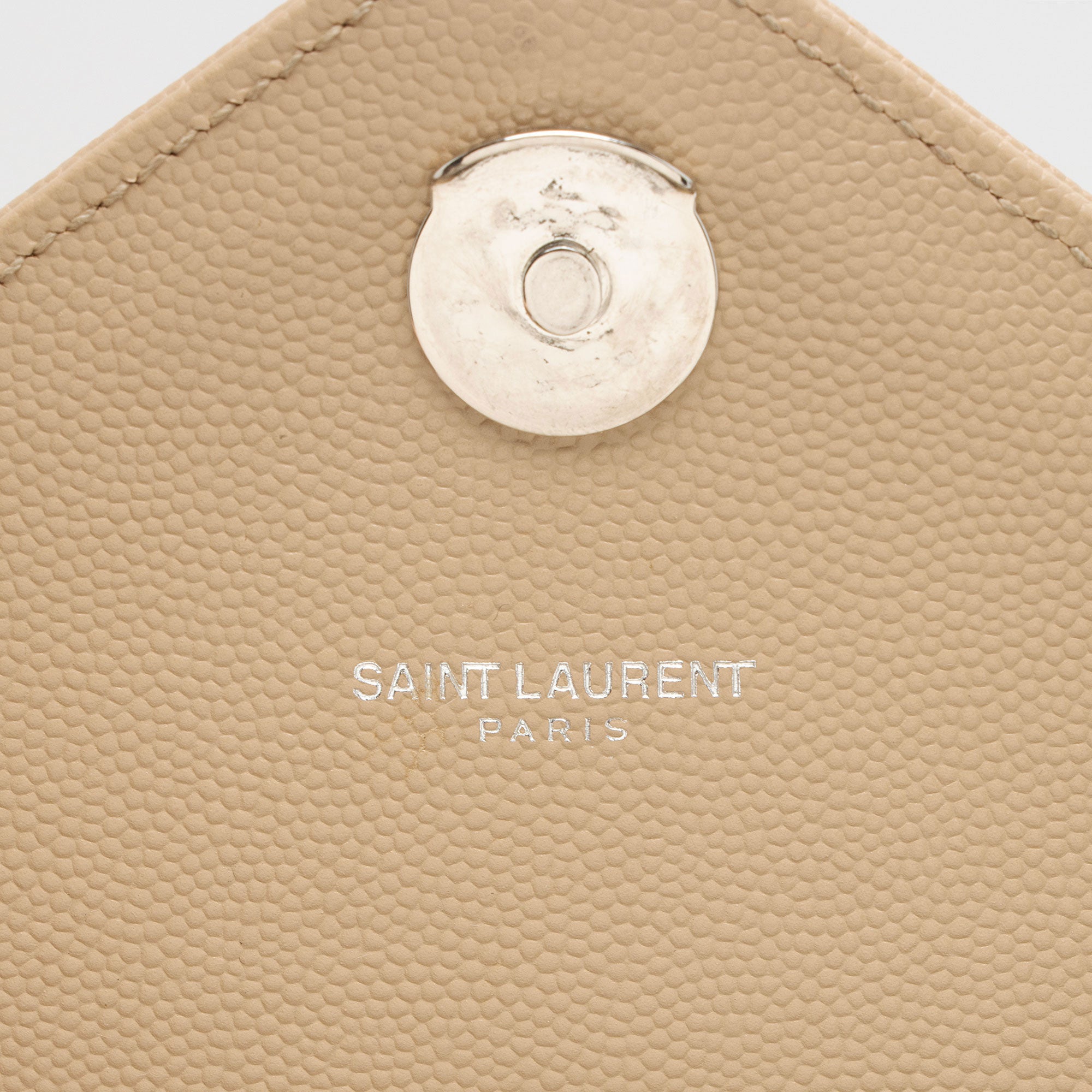 Saint Laurent Mixed Matelasse Grain de Poudre Monogram Large Envelope Bag (SHF-MsCt3J)