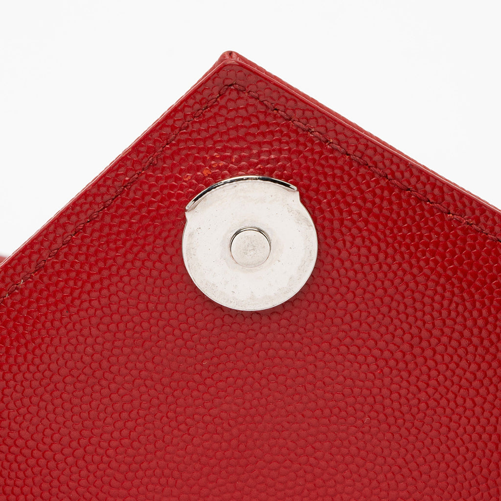 Saint Laurent Mixed Matelasse Grain de Poudre Monogram Medium Shoulder Bag (SHF-2Ox16z)