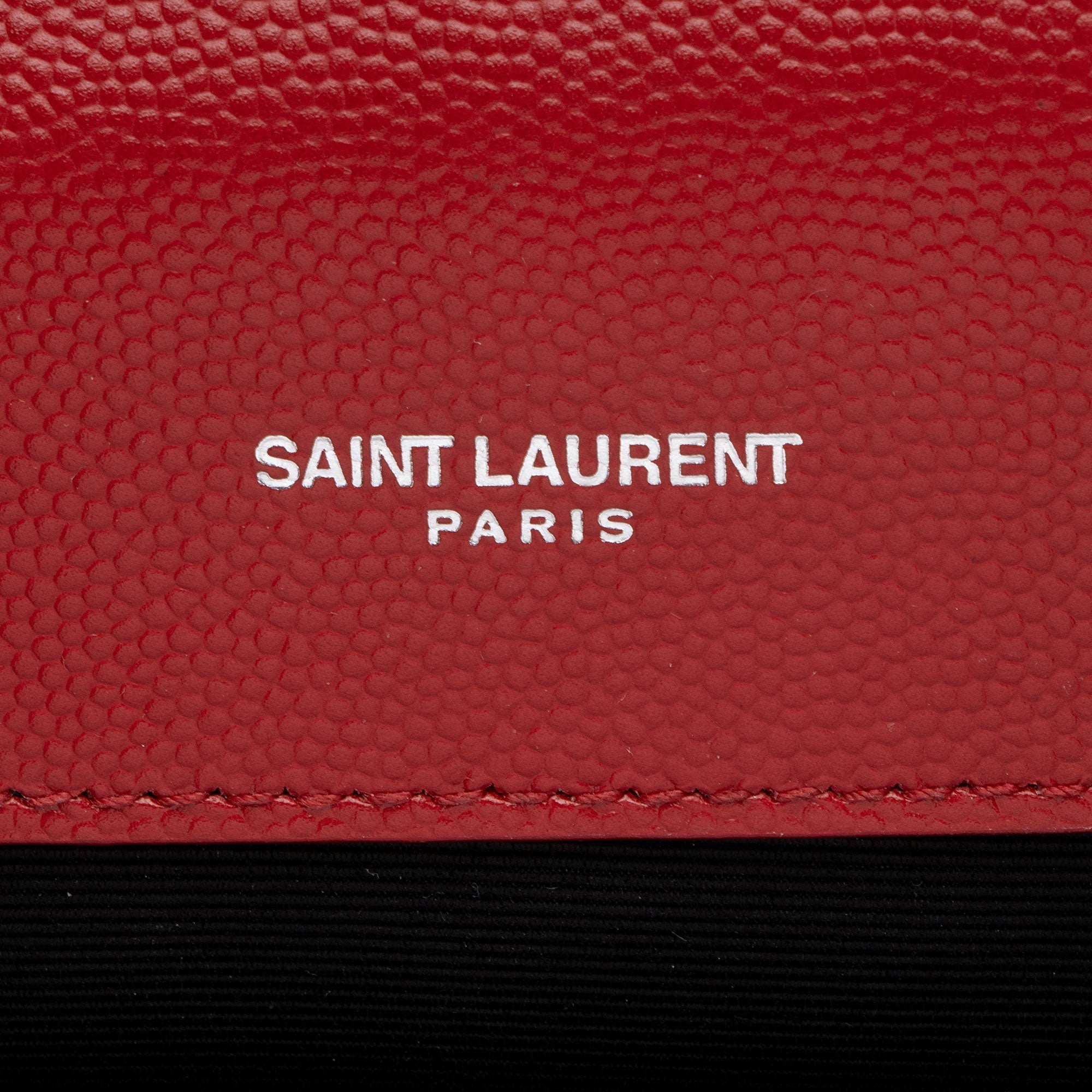 Saint Laurent Mixed Matelasse Grain de Poudre Monogram Medium Shoulder Bag (SHF-2Ox16z)
