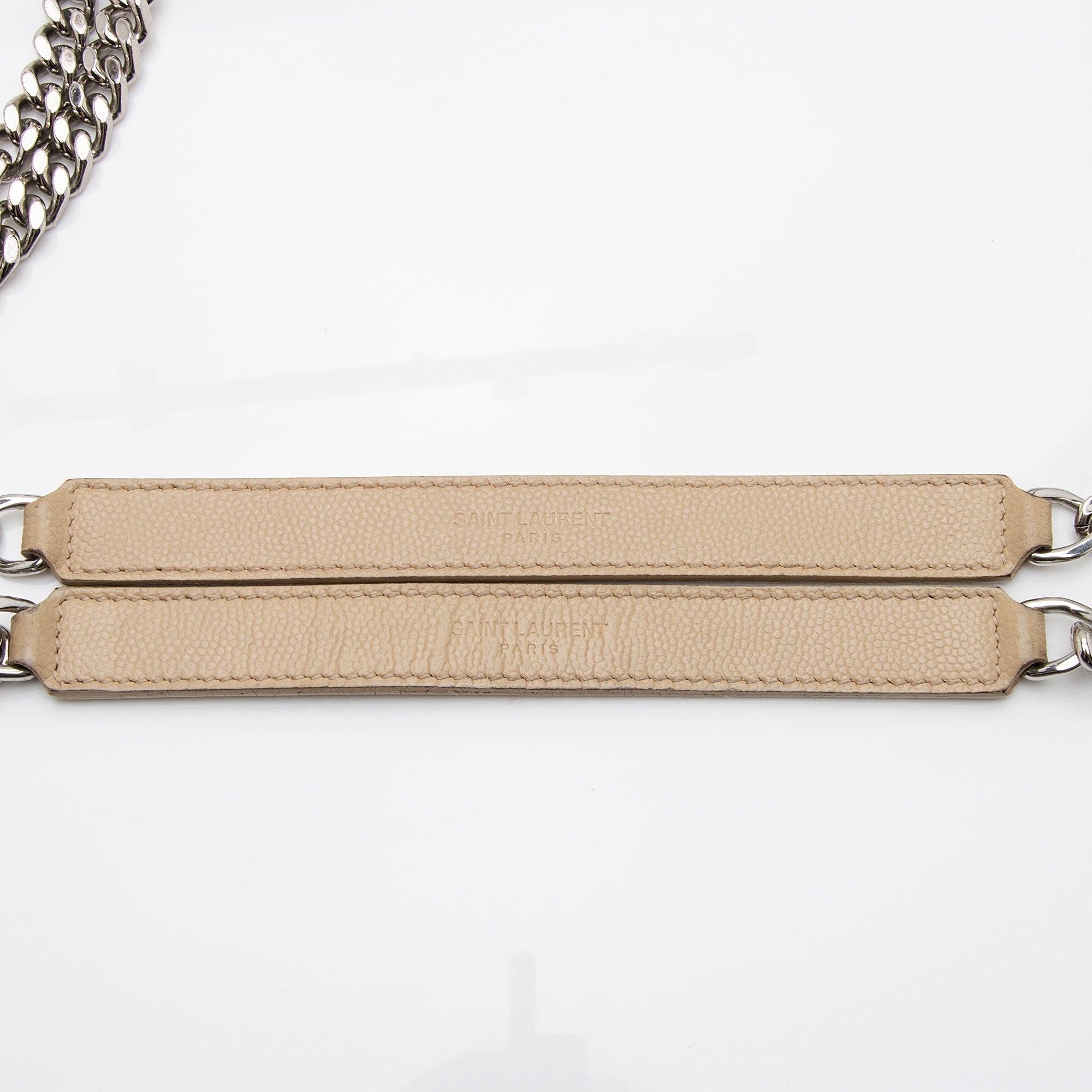 Saint Laurent Mixed Matelasse Grain de Poudre Monogram Medium Shoulder Bag (SHF-AvP2UF)
