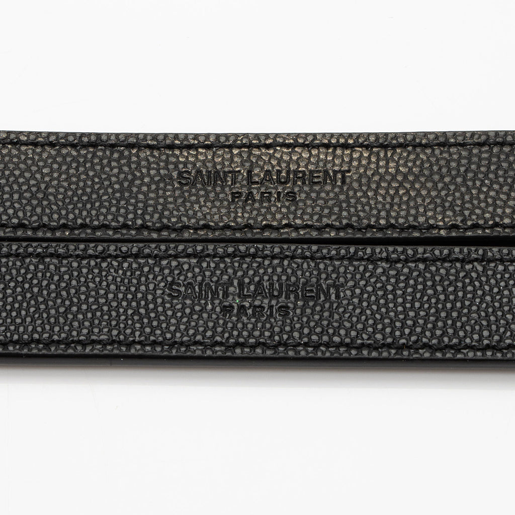 Saint Laurent Mixed Matelasse Grain de Poudre Monogram Medium Shoulder Bag (SHF-nFM7Cy)