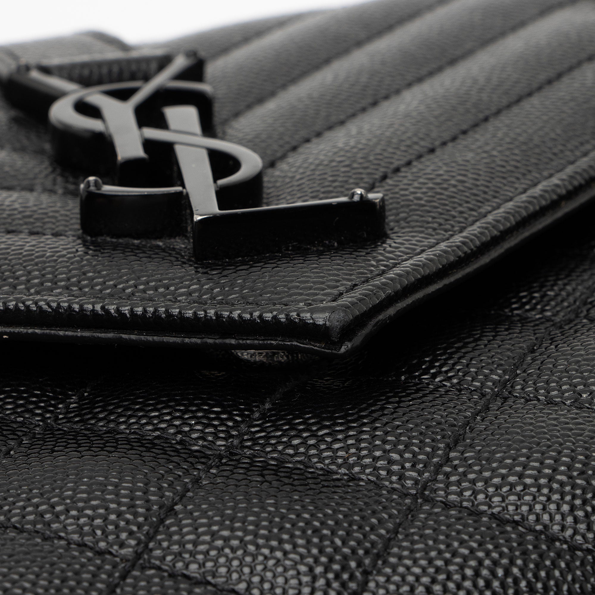 Saint Laurent Mixed Matelasse Grain de Poudre Monogram Medium Shoulder Bag (SHF-nFM7Cy)