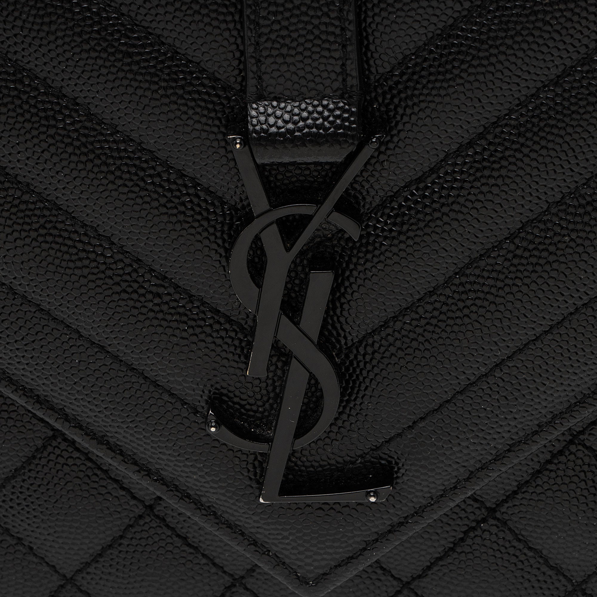 Saint Laurent Mixed Matelasse Grain de Poudre Monogram Medium Shoulder Bag (SHF-nFM7Cy)