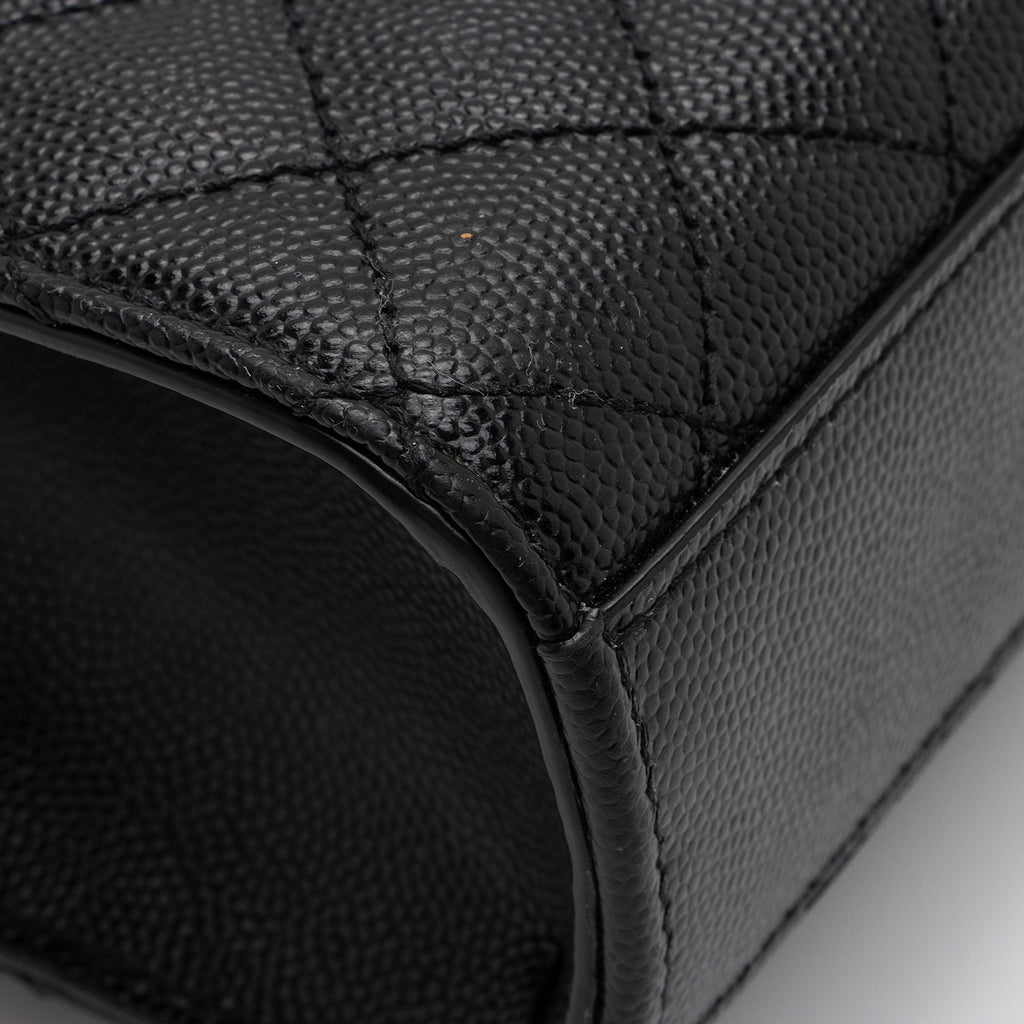 Saint Laurent Mixed Matelasse Grain de Poudre Monogram Medium Shoulder Bag (SHF-TEWHpY)