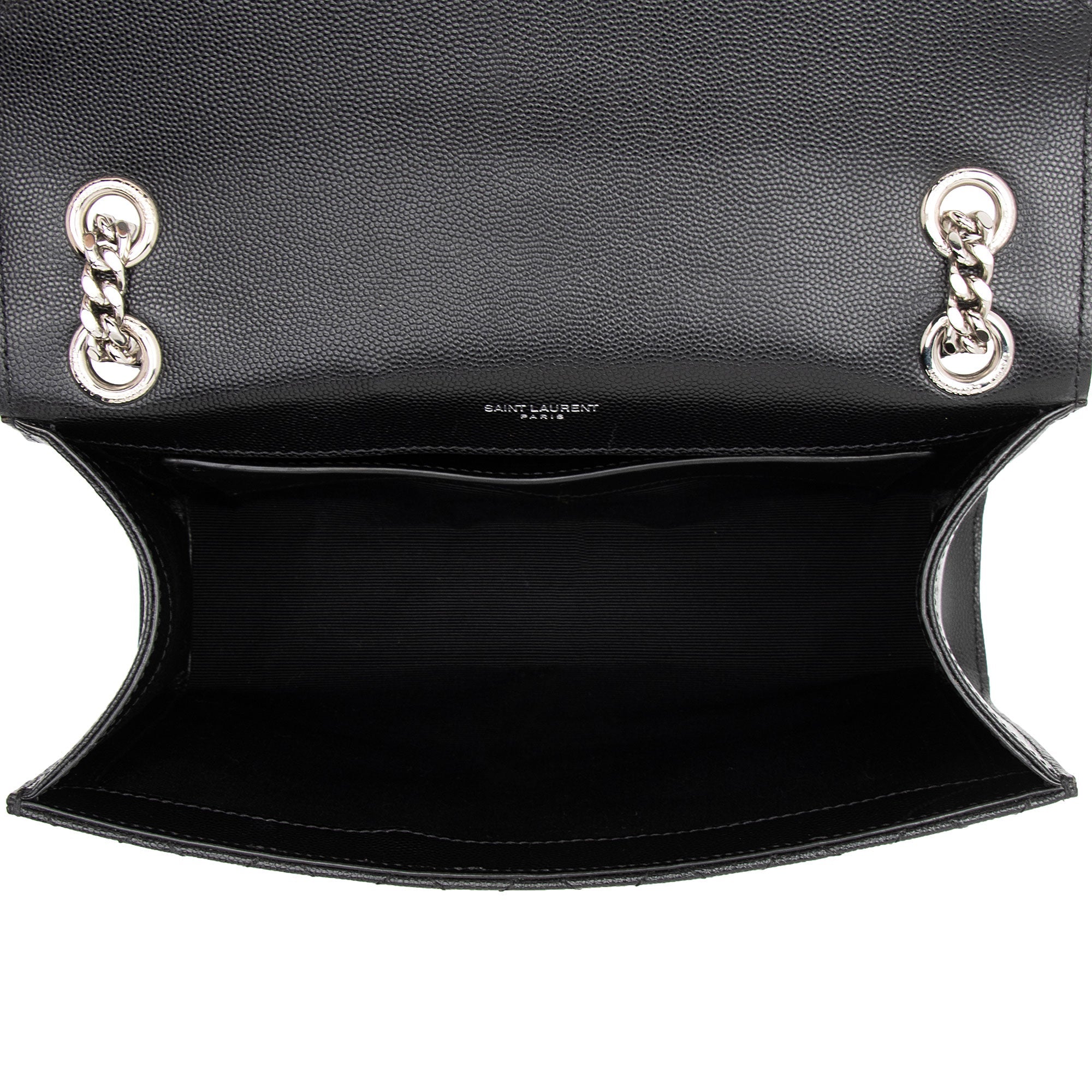 Saint Laurent Mixed Matelasse Grain de Poudre Monogram Medium Shoulder Bag (SHF-TEWHpY)