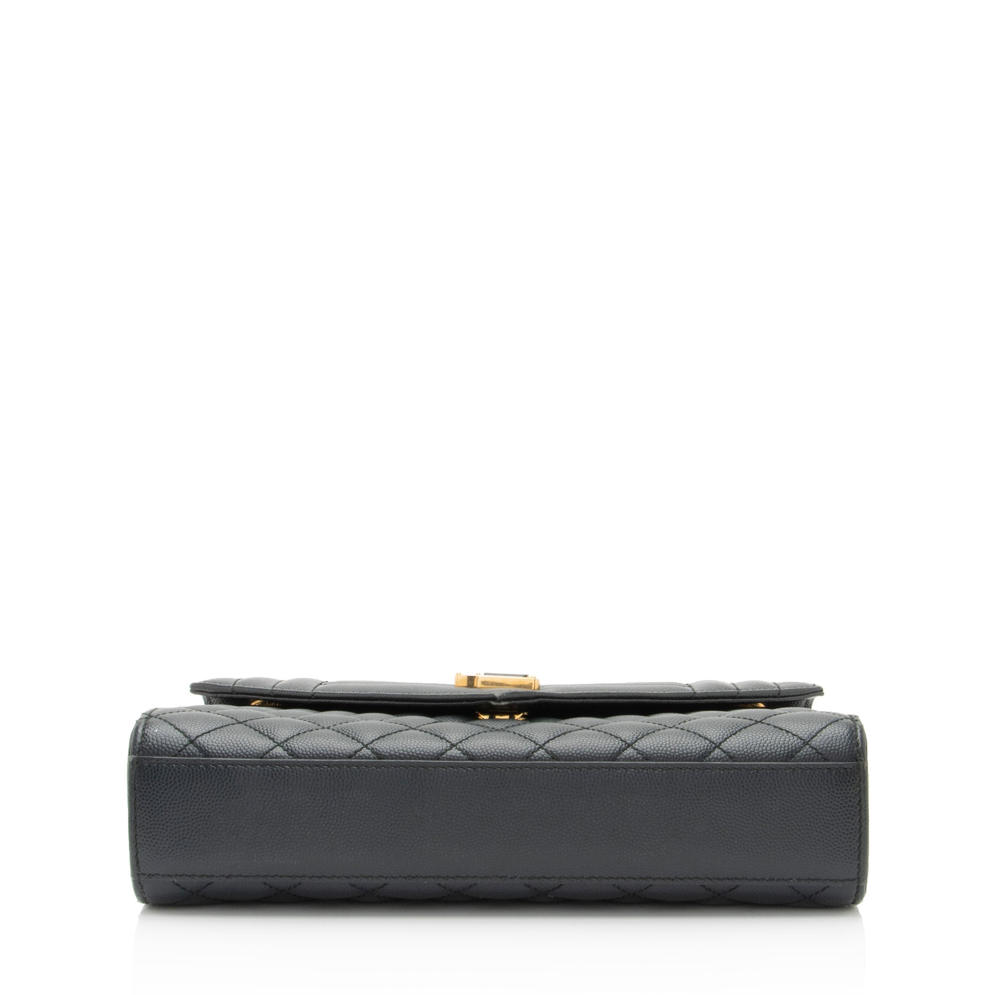 Saint Laurent Mixed Matelasse Grain de Poudre Monogram Medium Shoulder Bag (SHF-EraTyH)