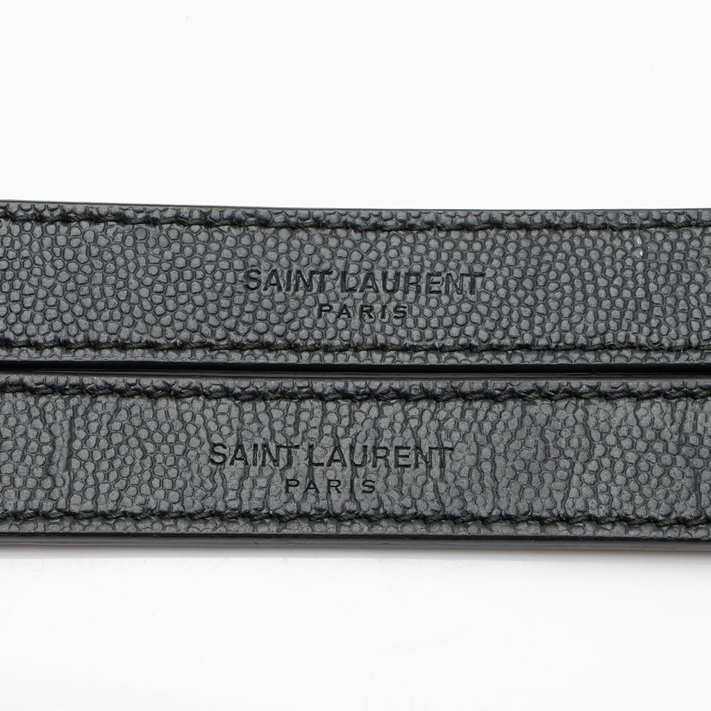 Saint Laurent Mixed Matelasse Grain de Poudre Monogram Medium Shoulder Bag (SHF-EraTyH)