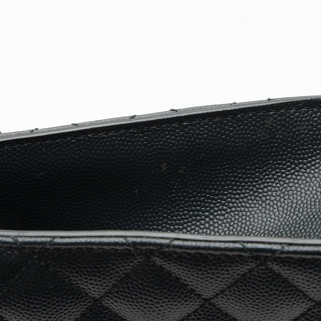Saint Laurent Mixed Matelasse Grain de Poudre Monogram Medium Shoulder Bag (SHF-EraTyH)