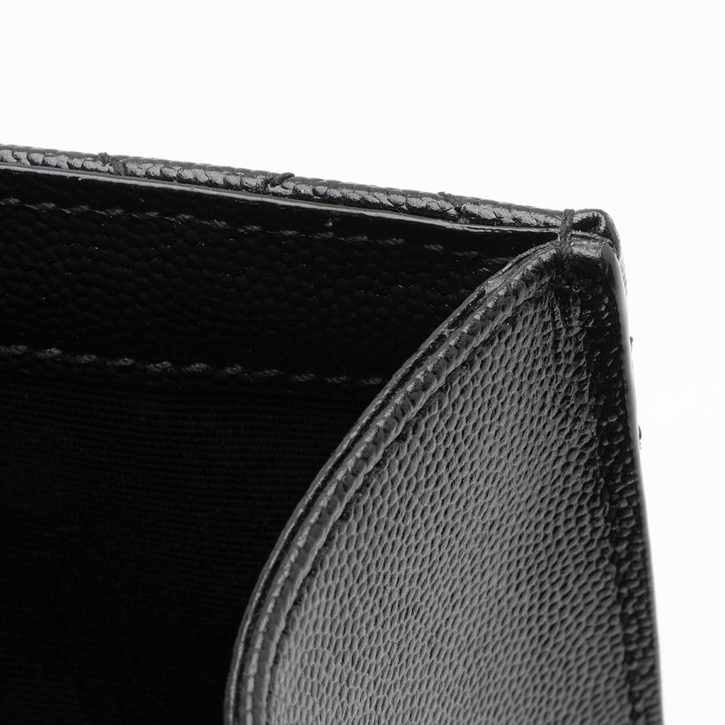 Saint Laurent Mixed Matelasse Grain de Poudre Monogram Medium Shoulder Bag (SHF-9klfDc)