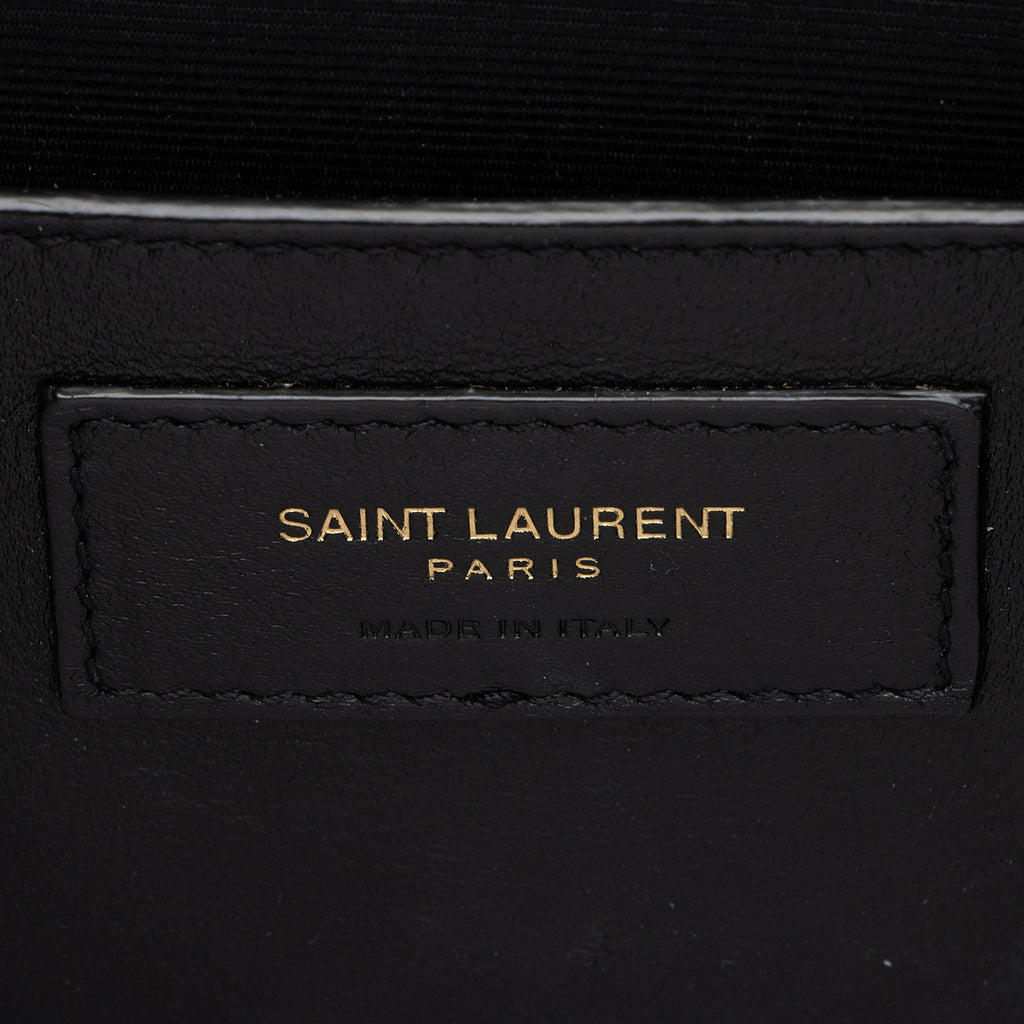 Saint Laurent Mixed Matelasse Grain de Poudre Monogram Medium Shoulder Bag (SHF-9klfDc)