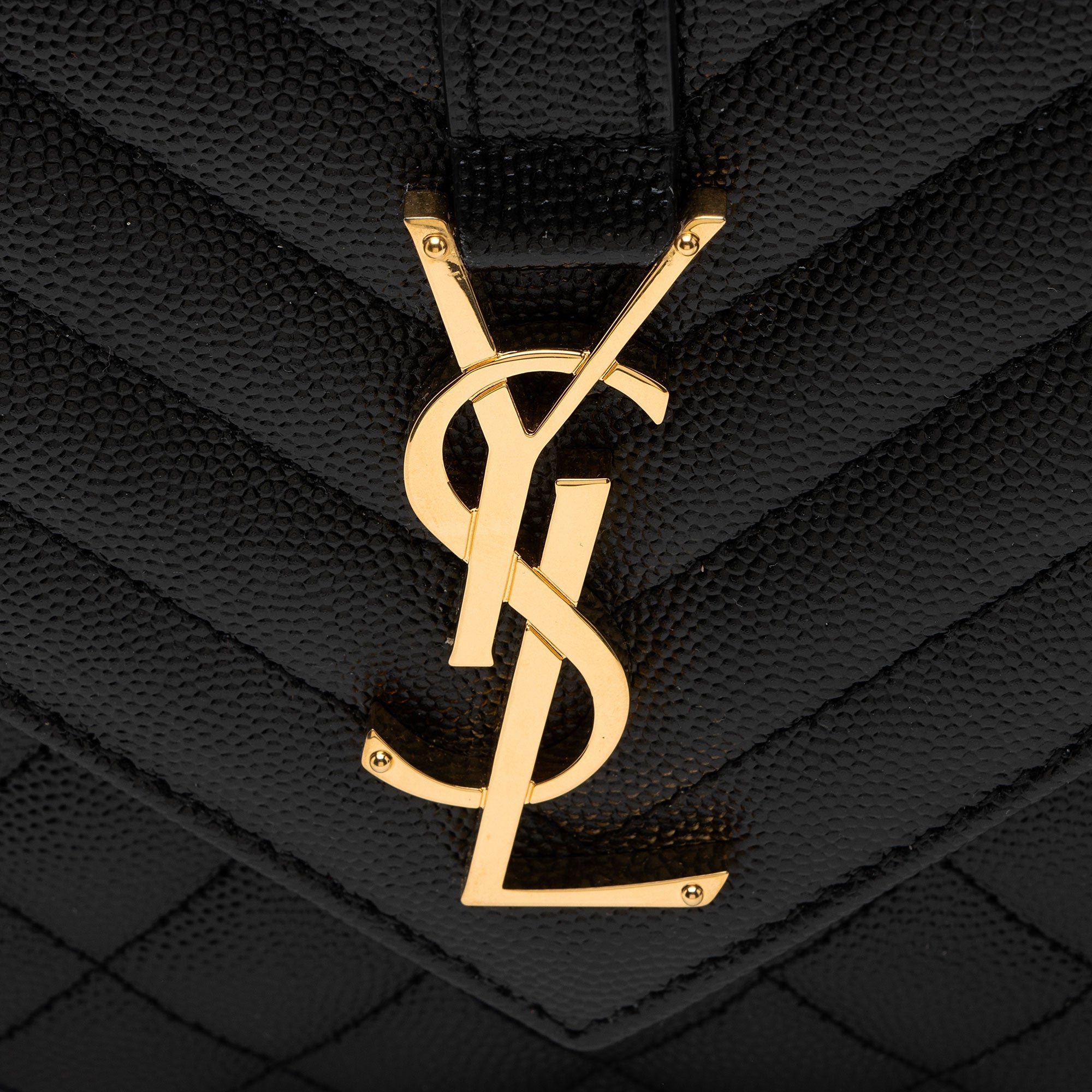 Saint Laurent Mixed Matelasse Grain de Poudre Monogram Medium Shoulder Bag (SHF-vIsSXF)