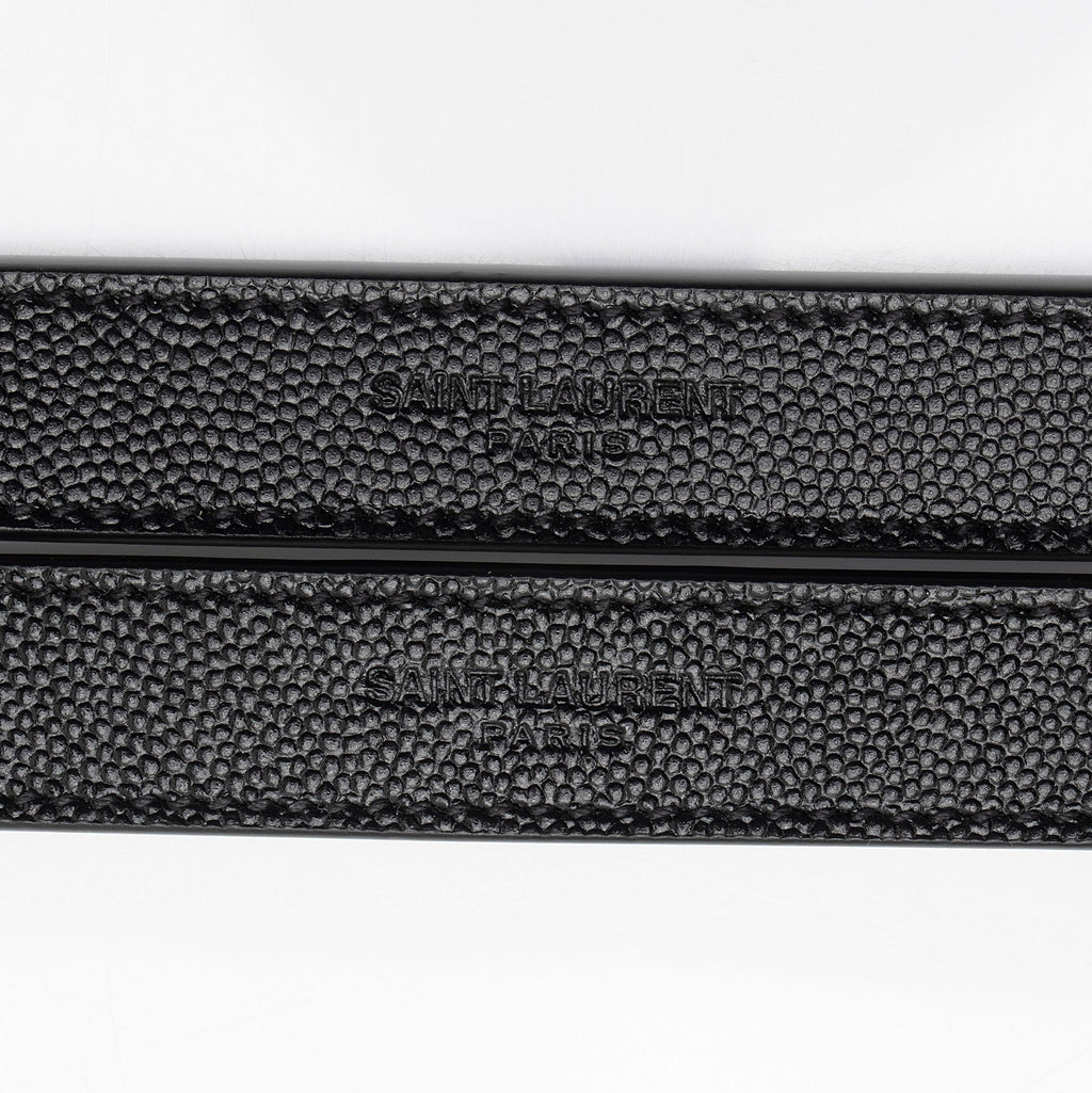 Saint Laurent Mixed Matelasse Grain de Poudre Monogram Medium Shoulder Bag (SHF-RgW8Jm)