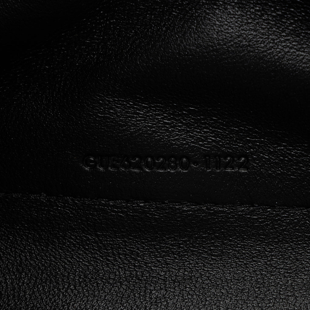Saint Laurent Mixed Matelasse Leather Classic Monogram Chain Wallet (SHF-kzGt7L)