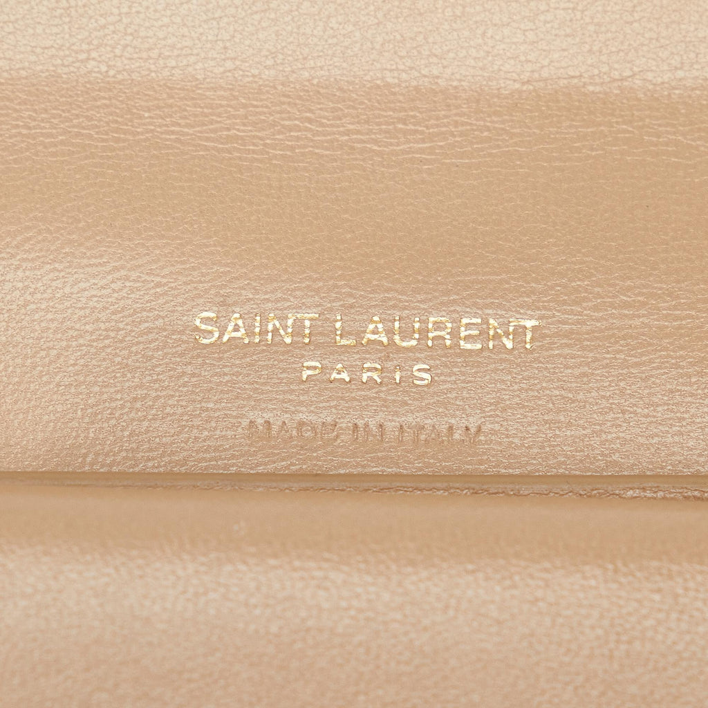 Saint Laurent Monogram V Stitch Wallet (SHG-tPcMVa)