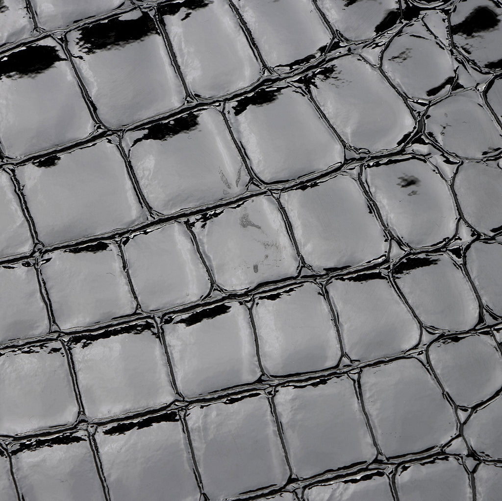 Saint Laurent Patent Croc Embossed Suzanne Medium Hobo (SHF-ob9qRW)